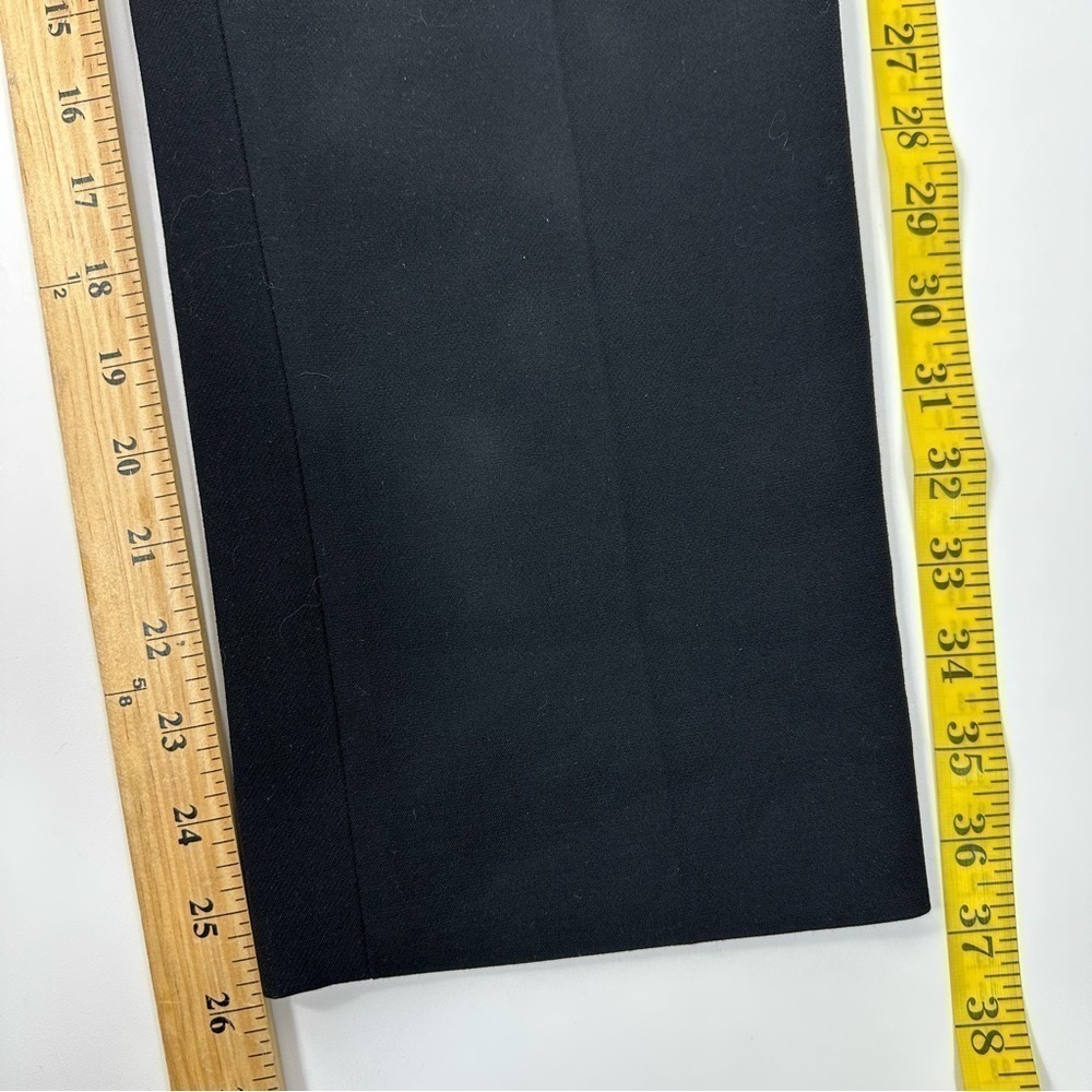 DIANE von FURSTENBERG Trouser Pants Sz 4 Black Straight - Picture 11 of 17